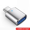 Aluminum Type-C To Usb3.0 Adapter, Comes With Driver, 4g, Suitable For Phones And Tablets With Type-C Ports